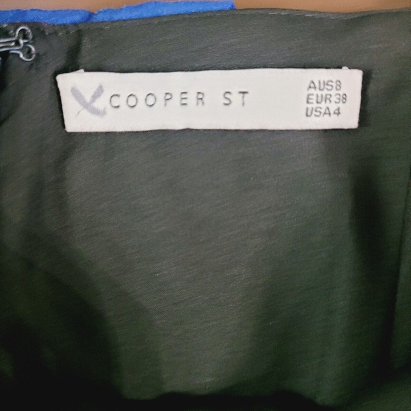 Cooper St Women's‎ Rainforest Floral V-Neck Fit & Flare Dress. Size 4 - Picture 11 of 12